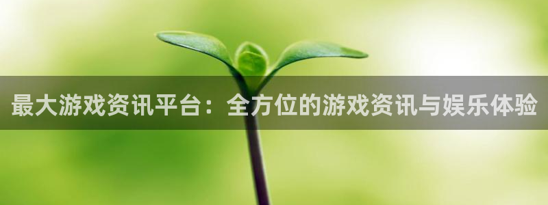 蓝冠娱乐手机网页版登录：最大游戏资讯平台：全方位的游戏资讯与