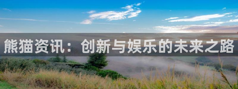 蓝冠在线平台：熊猫资讯：创新与娱乐的未来之路